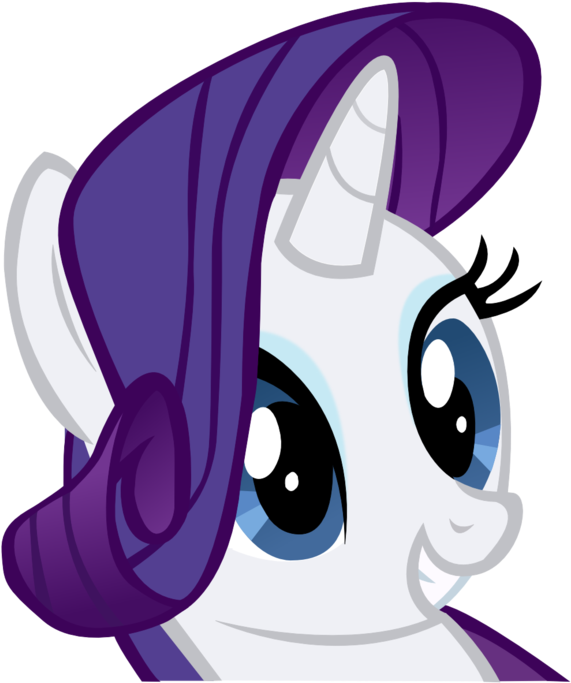 Rarity By Mrsimbax - Rarity Head Png (900x772)
