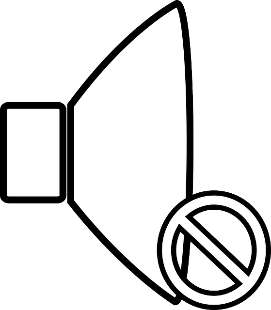 Mute, Muted, Quiet, Silent, Sound, Speaker, Volume - Silent Clipart Black And White (559x640)