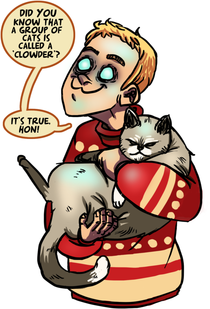 Cat Facts With Chuck By Fishmas - Cat (730x1095)