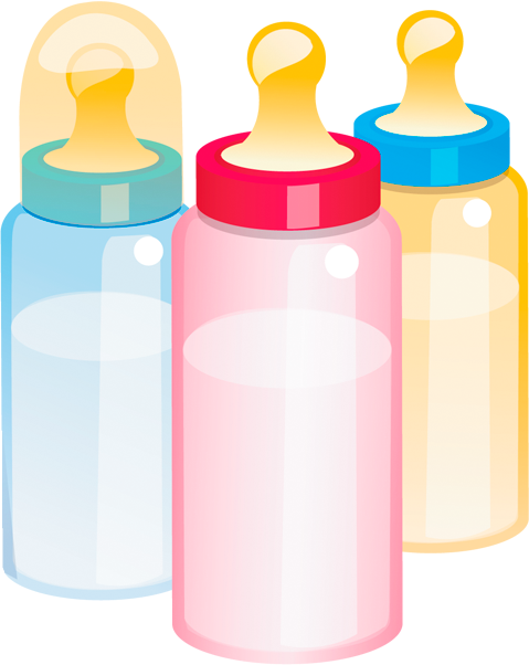Scrap Para Baby Shower, Dibujos Png - Baby Bottle (479x602)