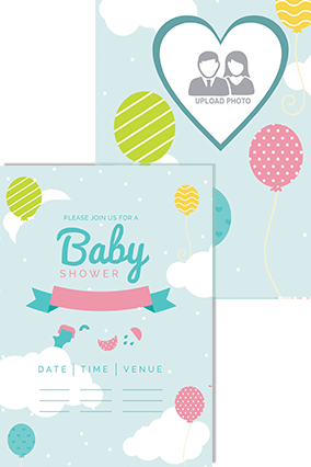 Baby Shower Namkaran Invitation Cards - Baby Shower (284x426)