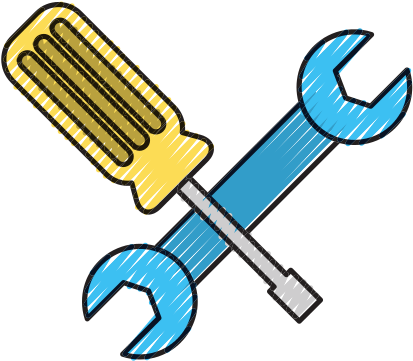 Wrench And Screwdriver Icon - Screwdriver (550x550)