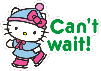 Sticker 21 From Collection «hello Kitty Winter Holiday» - Hello Kitty (490x317)