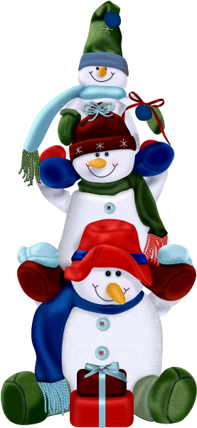 Wp Ttzm Snowmanstack - Clip Art (304x632)
