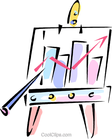 Charting Financial Results Royalty Free Vector Clip - Results Clip Art (387x480)