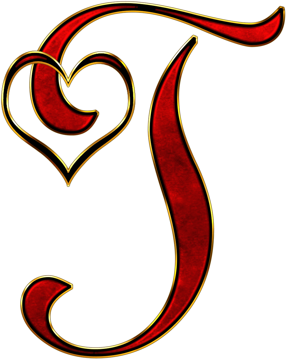 Valentine Capital Letter T Png - Imagens Da Letra T (1046x1280)