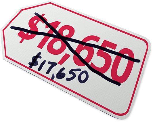 So You Make The Desperate Discount - Sign (600x470)