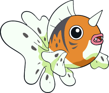 Pokemon Clipart Goldeen - Seaking Pokemon (378x322)