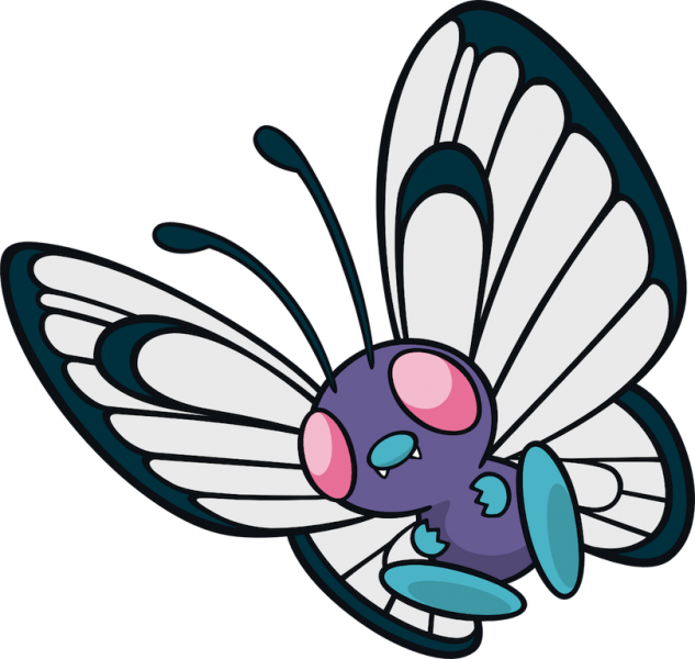 Pokemon Clipart Butterfree - Pokemon Butterfree (633x600)