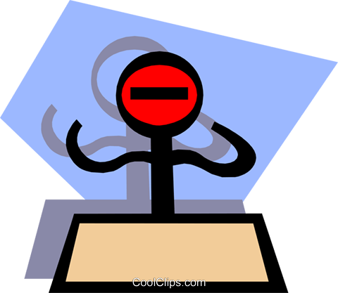 Stickman On Blue Shape Royalty Free Vector Clip Art - Clip Art (480x417)