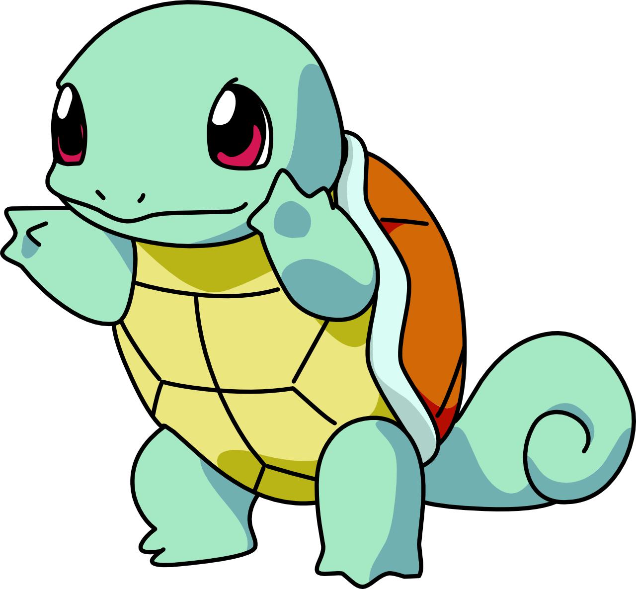 Pokemon Clipart Pokeman - Squirtle Jpg (1280x1185)