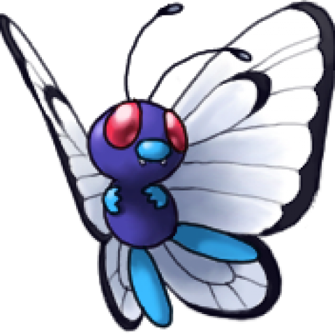 Pokemon Clipart Butterfree - Butterfree Transparent (480x480)