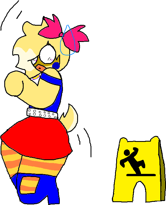 Wet Floor By Thequirkyunicorn - Cartoon (837x813)