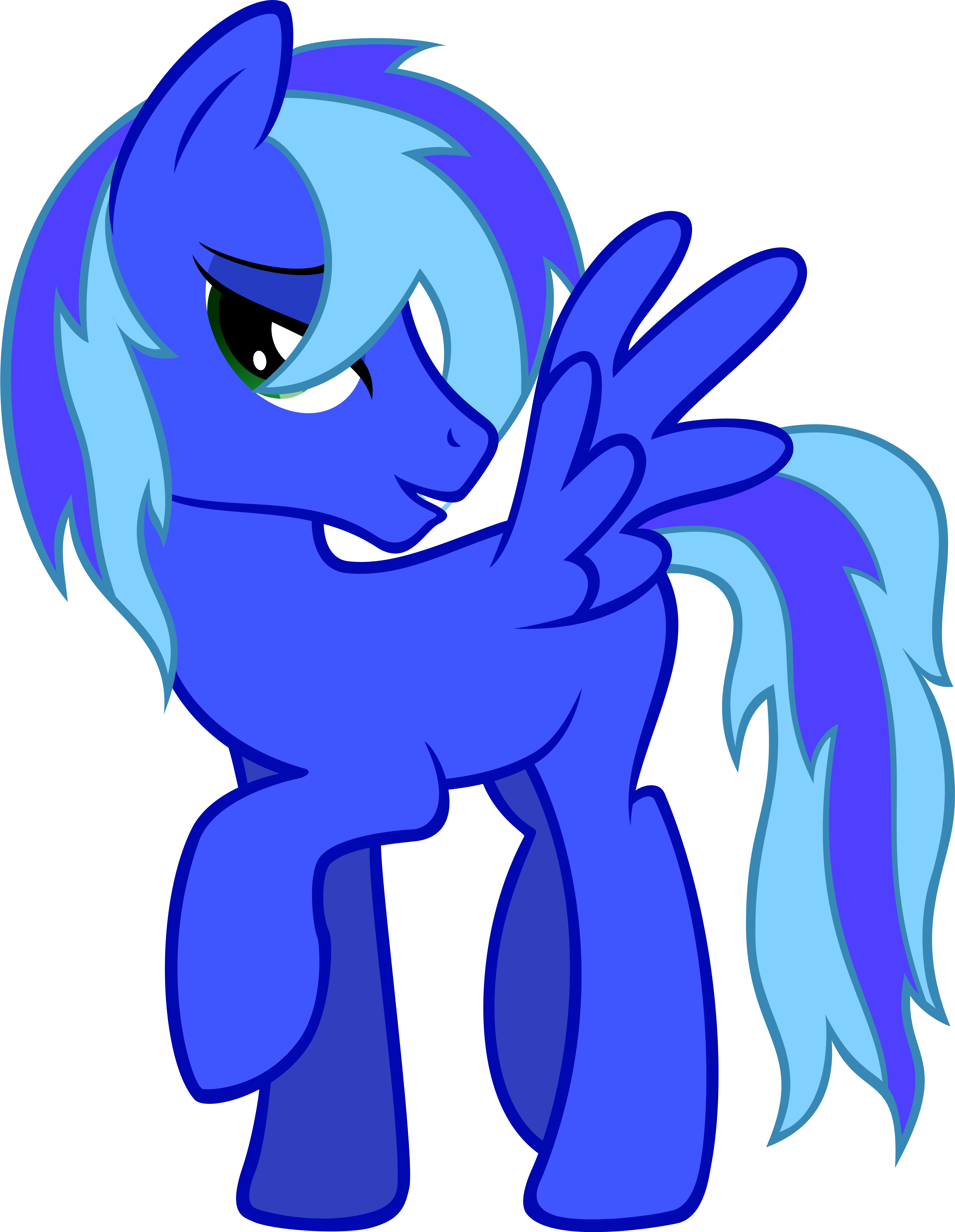 Wet Mane Partes By Wolfsman2 Wet Mane Partes By Wolfsman2 - My Little Pony (6000x7737)