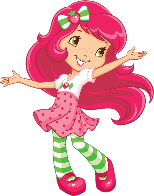 Charlotte Aux Fraises Png - Strawberry Shortcake Png 3d (590x750)