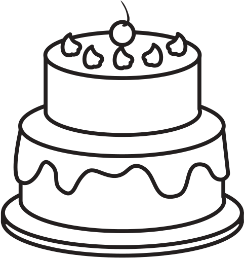 Delicious Cake With Cherry Celebration Vector Icon - Birthday Cake (550x550)