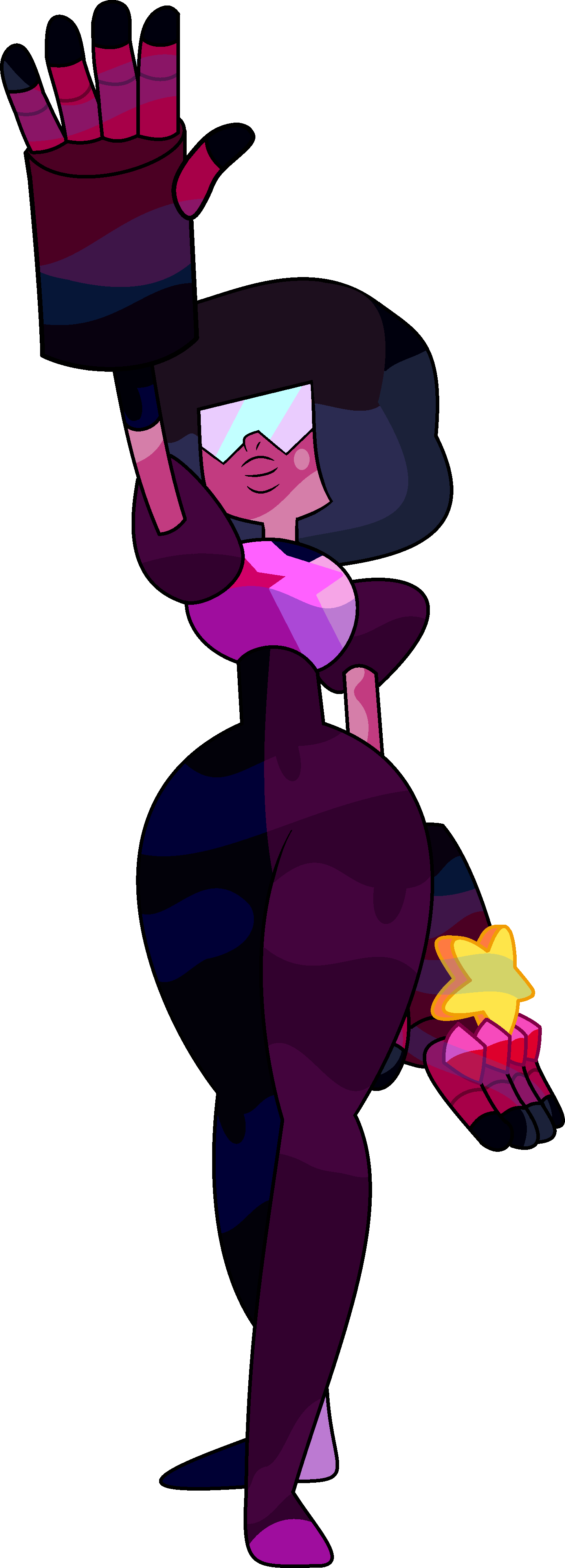 Garnet Wet Palette 😸 - Garnet Steven Universe Weapon (1438x3990)