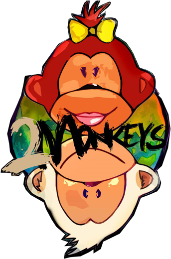 Two Monkeys - Two Monkeys Travel Group Logo (480x522)