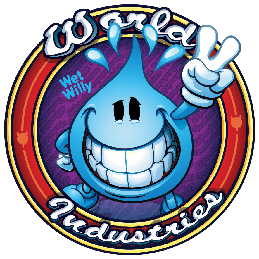 Round Wet Willy Sticker - World Industries Snow Disc 25 Inch (900x900)