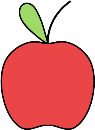Delicious Apple Fruit Illustration - Vector Graphics (550x550)