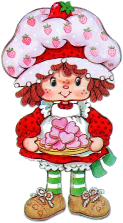 Strawberry Shortcake Vector - Strawberry Shortcake Cartoon 1980 (423x762)