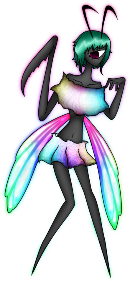 Stainglass Mantis By Demon-seahorse - Cartoon (806x992)