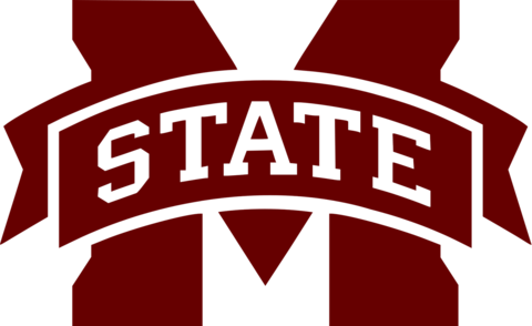Mississippi State Stencil - Mississippi State Bulldogs Football (480x294)