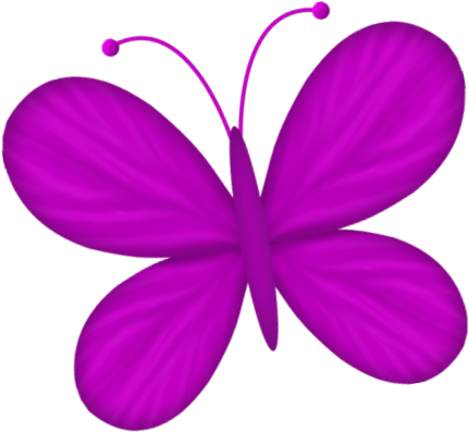 Small Flowers - Butterfly (529x447)