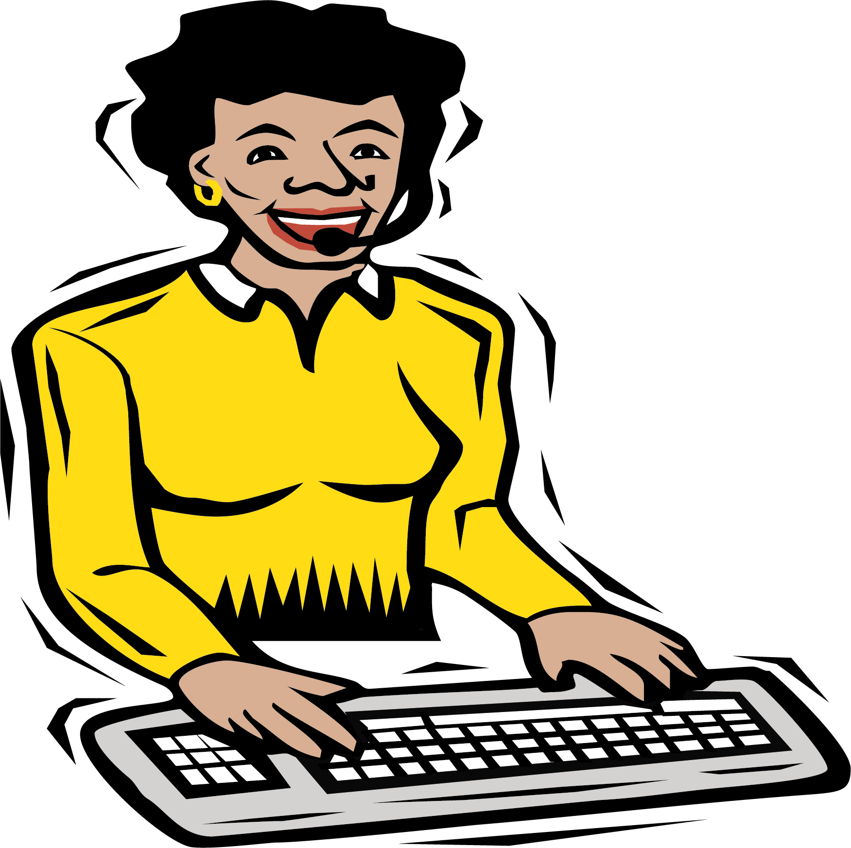 Microphone Radio Personality Clip Art - Radio Personality (1751x1746)