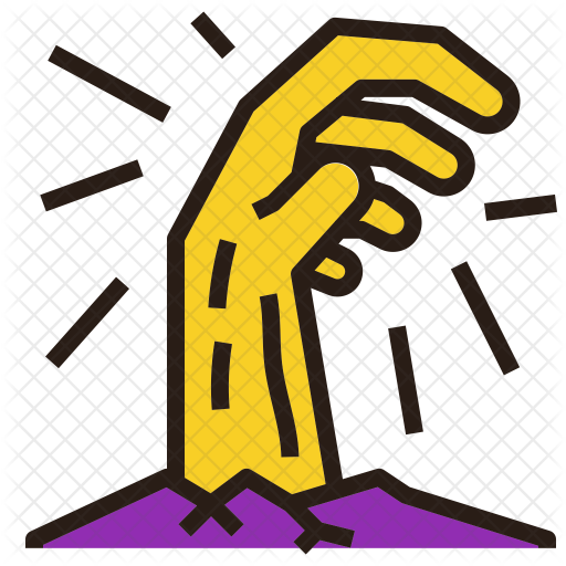 Claw Hand Icon - Ghost (512x512)