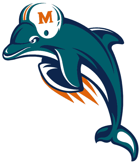 Free Football Clipart - Miami Dolphins Vs Dallas Cowboys (464x545)