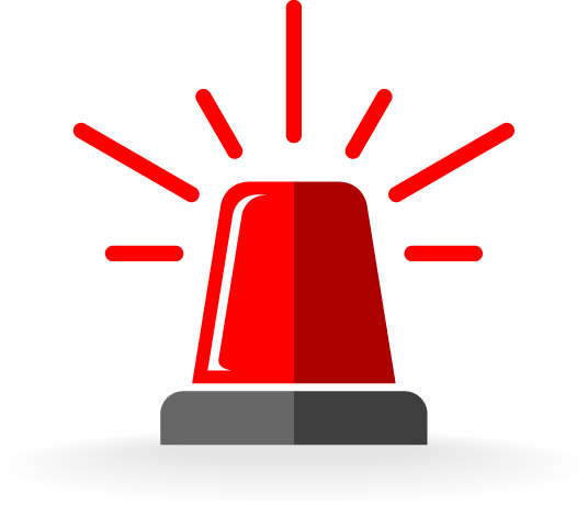 Five Great Threats To Revenue Growth Today - Siren Alarm Vector (536x460)