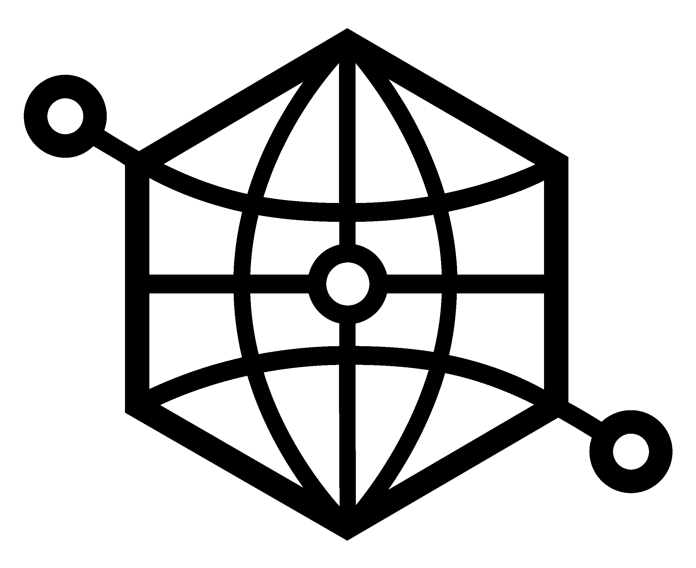 Open Graph Logo Black And White - Globe Png Black And White (2400x1959)