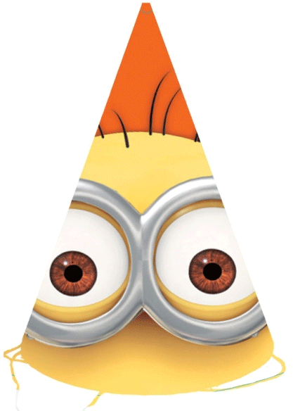 Party Hat Birthday Despicable Me - Despicable Me Toiletries Bag (583x583)