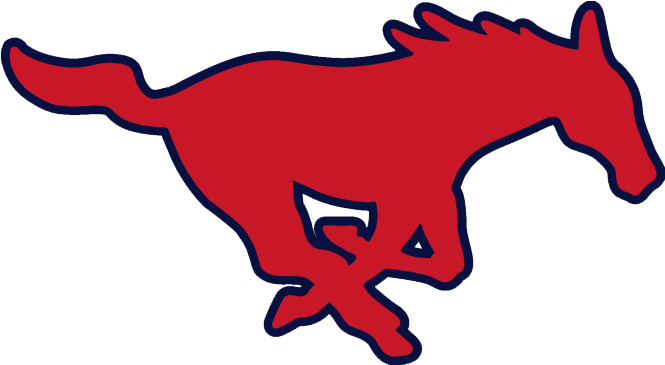 Southern Methodist Mustangs Men's Basketball- 2018 - Southern Methodist University Mascot (664x664)