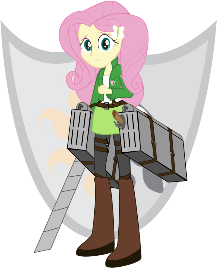 Amante56, Attack On Titan, Crossover, Equestria Girls, - Cartoon (1024x1024)