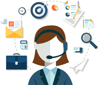 Managed Service Providers - Marketing Executive Vector Png (540x288)