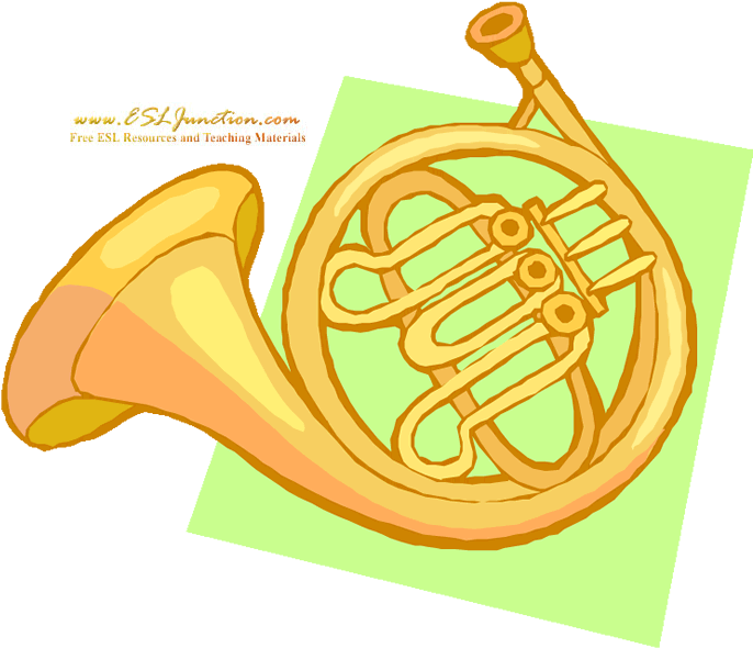 French Horn - French Horn Ornament (round) (693x600)