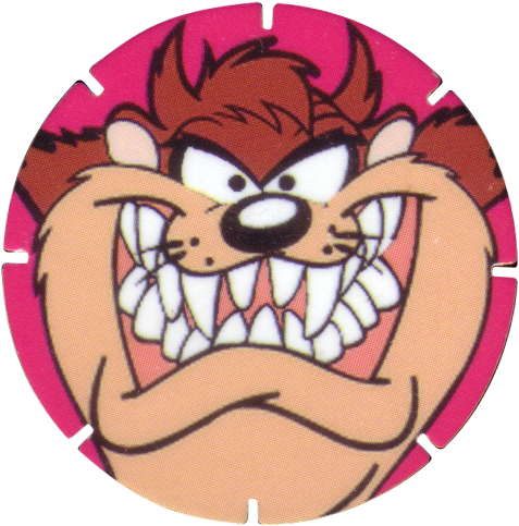 Tazos > Walkers > Looney Tunes - Taz Cartoon (500x500)