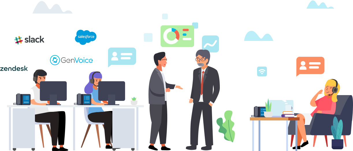 Genvoice Cloud Call Centre System - Call Centre (1600x623)