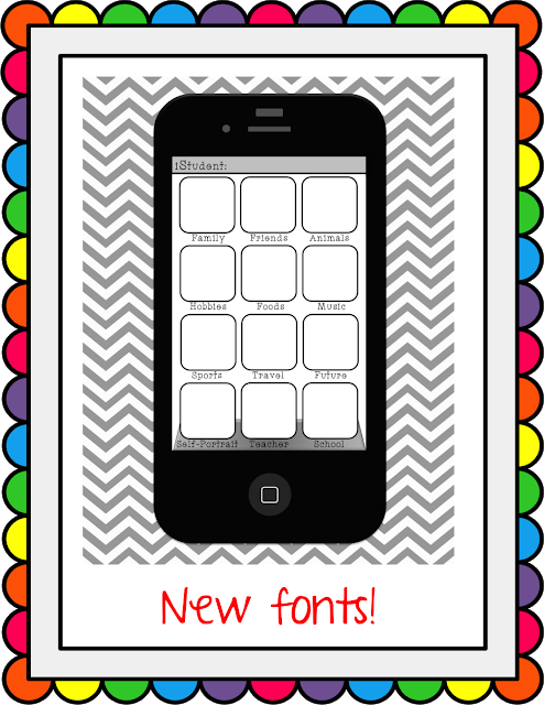 It Has New Borders, Clip Art, Fonts, And Pages It Is - Fraction Posters (494x640)