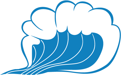 Wind Wave Clip Art - Tattoo Olas (512x512)