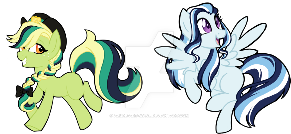 Custom Ponies For Spikeanator By Azure Art Wave - Cartoon (1024x512)