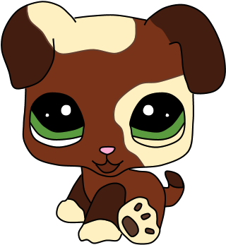 The Rest Of My Lps Clipart - Lps Dog Drawing (381x363)