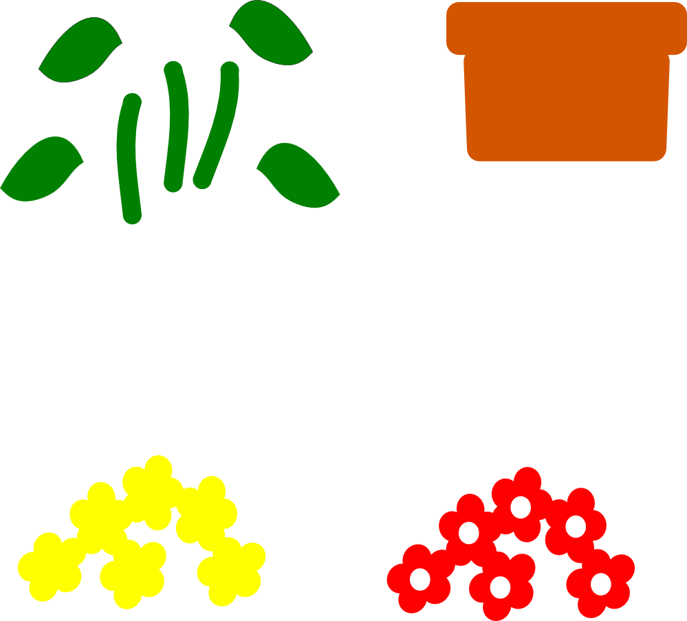 Summer Flower Pot Freebie Svg File And Paper Piecing - Summer Flower Pot Freebie Svg File And Paper Piecing (999x903)