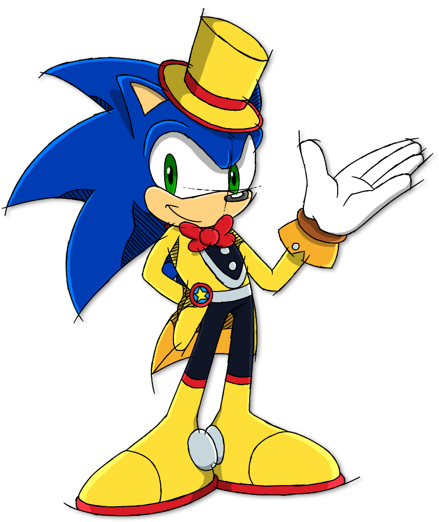 Sonic Channel - Sonic Heavy Magician (882x1027)