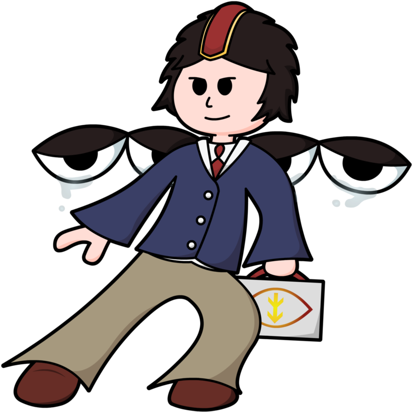 The Cheerful Debt Collector By Aboringguy64 - The Cheerful Debt Collector By Aboringguy64 (893x894)