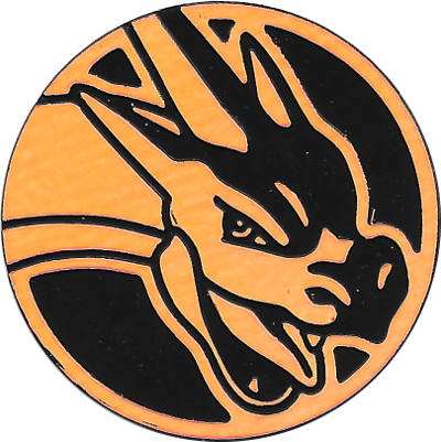Xy2 Orange Charizard Coin Card Scan - Xy2 Orange Charizard Coin Card Scan (400x401)