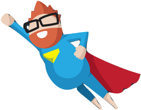 Tiny Man - Cartoon (538x421)