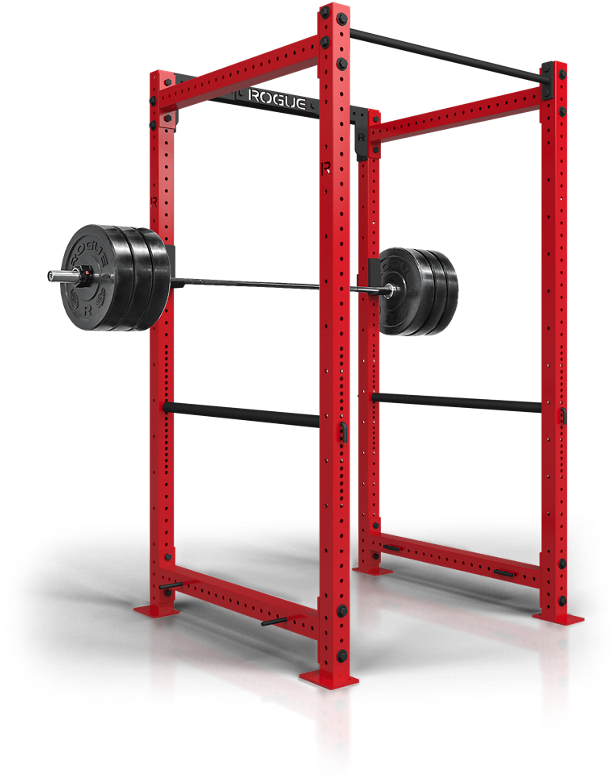 Rogue Rml-490c Power Rack In Bright Green - Rogue Rml 490c Power Rack (625x786)
